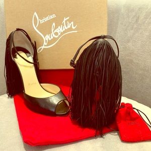 Otrot Fringe Louboutin stilettos